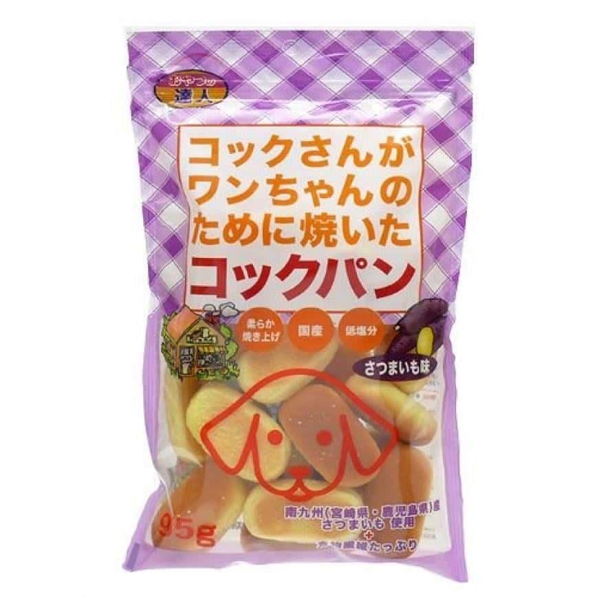 日本Sanmate 狗狗零食 公雞蕃薯麵包 95g (紫) (停售) (圖片2)