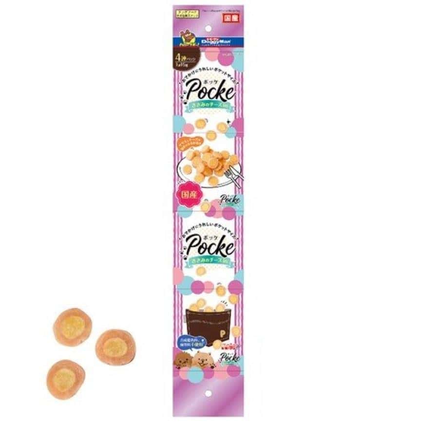 DoggyMan 日本狗零食 滋味雞肉奶酪狗狗零食粒 4包入 (紫令) (停售) (圖片2)