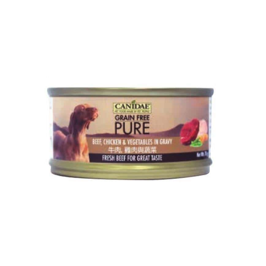 CANIDAE 咖比 PURE 狗罐頭 牛肉雞肉及蔬菜 Beef, Chicken & Vegetables in Gravy 70g (6210/6209) (停售) (圖片2)