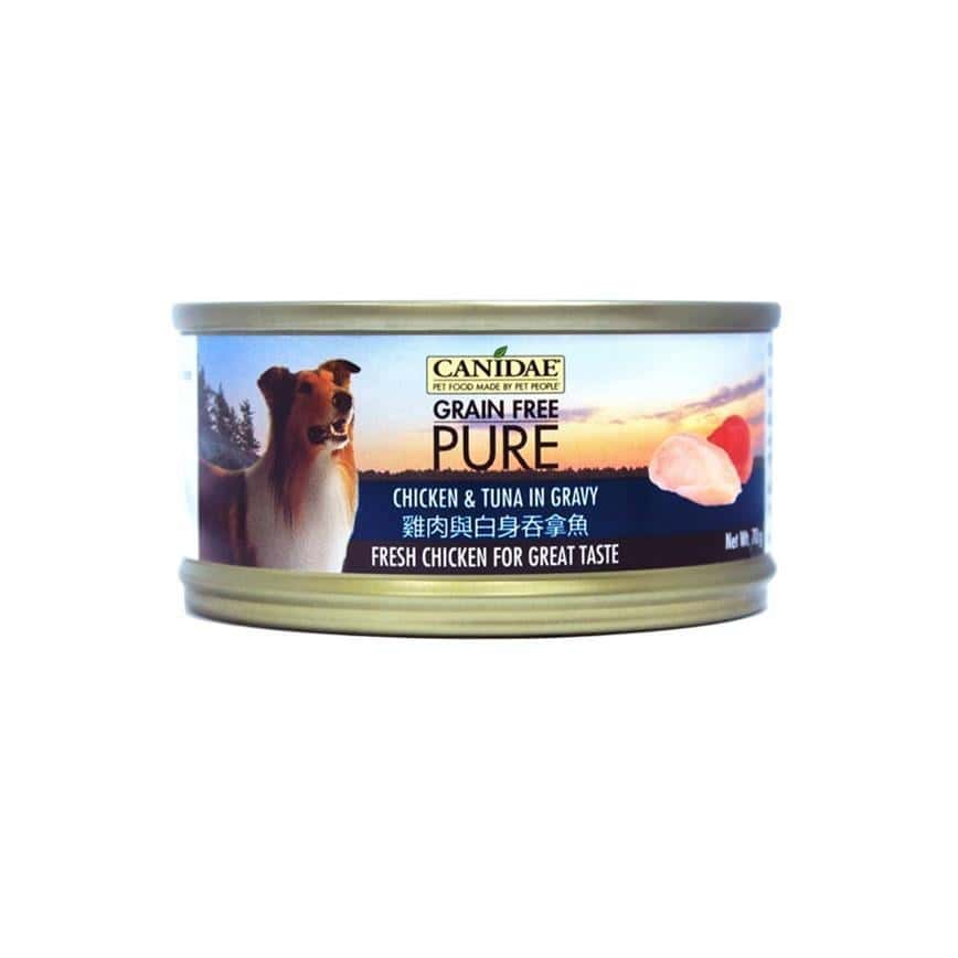 CANIDAE 咖比 PURE 狗罐頭 雞肉及白身吞拿魚 Chicken & Tuna Gravy 156g (6224) (圖片2)