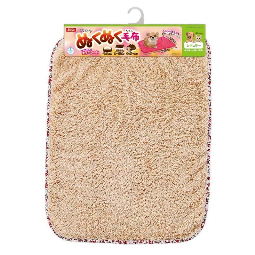 日本Marukan 冬天必備寵物保暖毛毯 中碼 顏色隨機 (貓犬用) (圖片2)