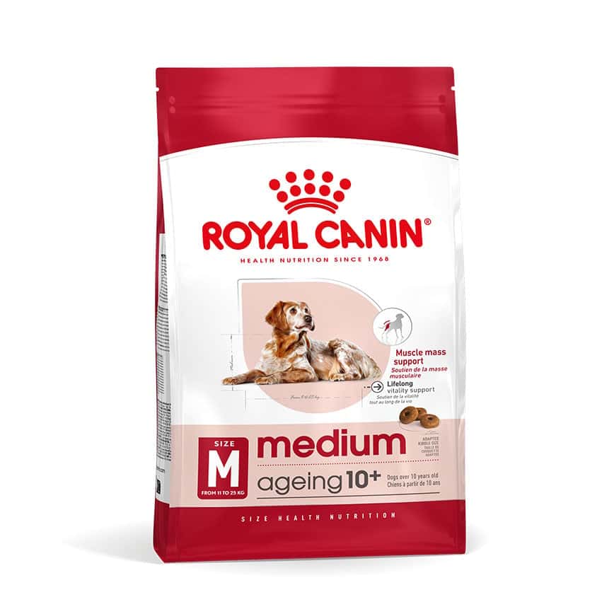 Royal Canin 狗糧 法國皇家狗糧 健康營養系列 中型老犬10+營養配方 中型老犬糧 10+ 3kg (圖片2)