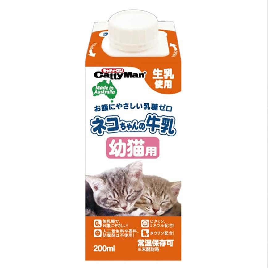 日本CattyMan 幼貓用牛乳牛奶 200ml (圖片2)