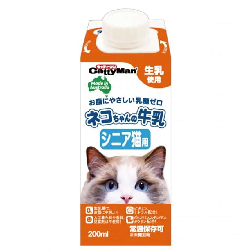 日本CattyMan 高齡貓用牛乳牛奶 200ml (圖片2)