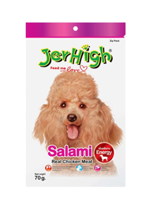 Jerhigh 狗小食 Salami 圓雞片 70g (JER01) (圖片2)