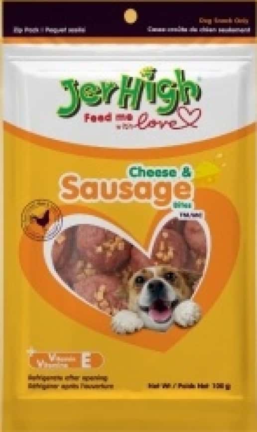 Jerhigh 狗小食 Sausage 芝士雞球 100g (圖片2)