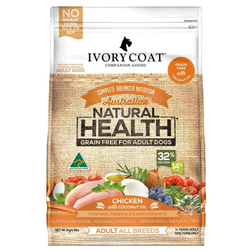 Ivory Coat 狗糧 雞肉配椰子油成犬配方 Chicken with Coconut Oil 13kg (IAC13K) (TBS) (圖片2)