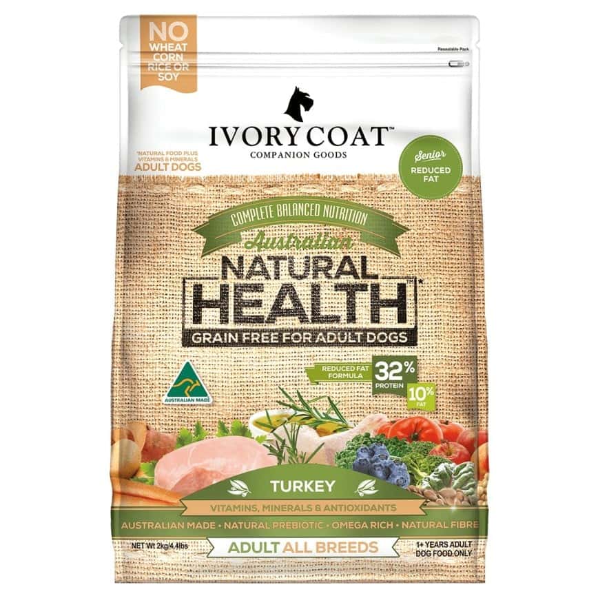 Ivory Coat 狗糧 低脂&火雞肉老犬配方 Turkey Reduced Senior & Fat 13kg (TBS) (圖片2)