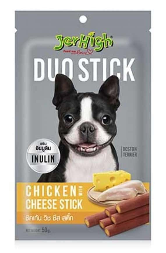 Jerhigh 夾心小食系列狗小食 DUO STICK 芝士夾心雞肉條 50g (JER51) (圖片2)