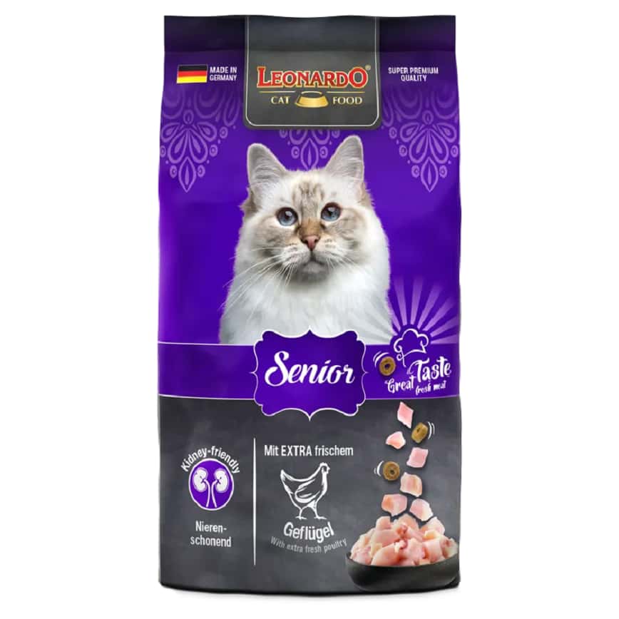 Leonardo 貓糧 老齡貓糧 家禽配方 7.5kg (圖片2)