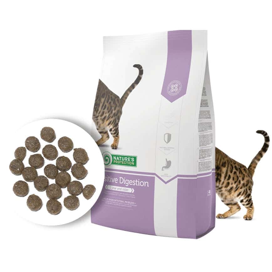 Nature's Protection 貓糧 成貓糧 加護系列 腸胃敏感配方 2kg 白紫 (FD3512K) (圖片2)