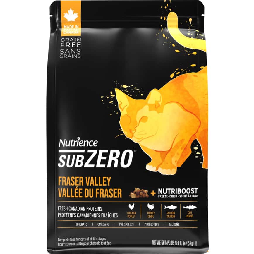 Nutrience SUBZERO 無穀物貓糧 全貓配方 凍乾脫水鮮雞肉配火雞及海魚 10lbs 4.5kg (C2906) (新舊包裝隨機出貨) (圖片2)