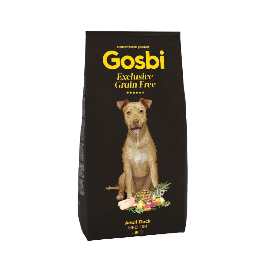 Gosbi Exclusive Grain Free 無穀物狗糧 頂級低敏系列 中型成犬配方 鴨肉 3kg (GMED3K) (圖片2)