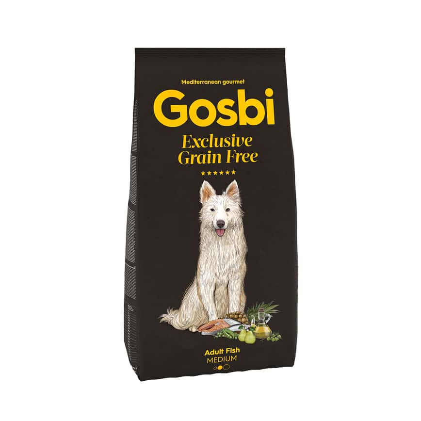 Gosbi Exclusive Grain Free 無穀物狗糧 頂級低敏系列 中型成犬配方 魚肉 3kg (GMEF3K) (圖片2)