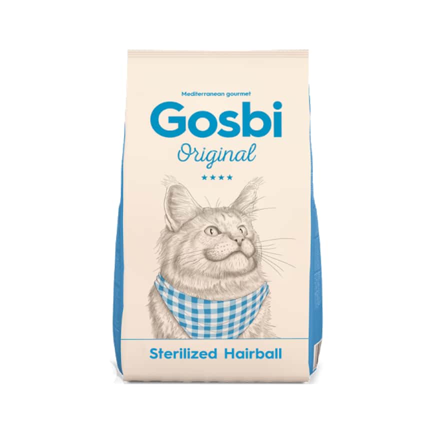 Gosbi Original 貓糧 絕育及去毛球配方 7kg (GCSH7K) (藍) (圖片2)