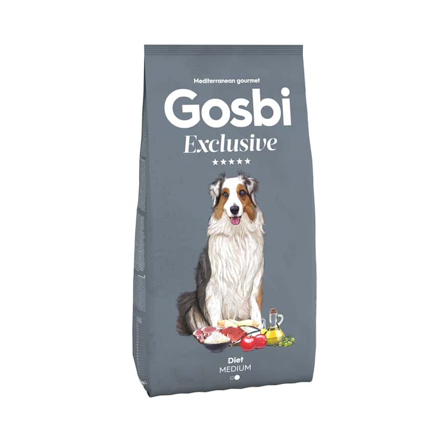Gosbi Exclusive 狗糧 全營養蔬果系列 中型成犬減肥配方 12kg (圖片2)
