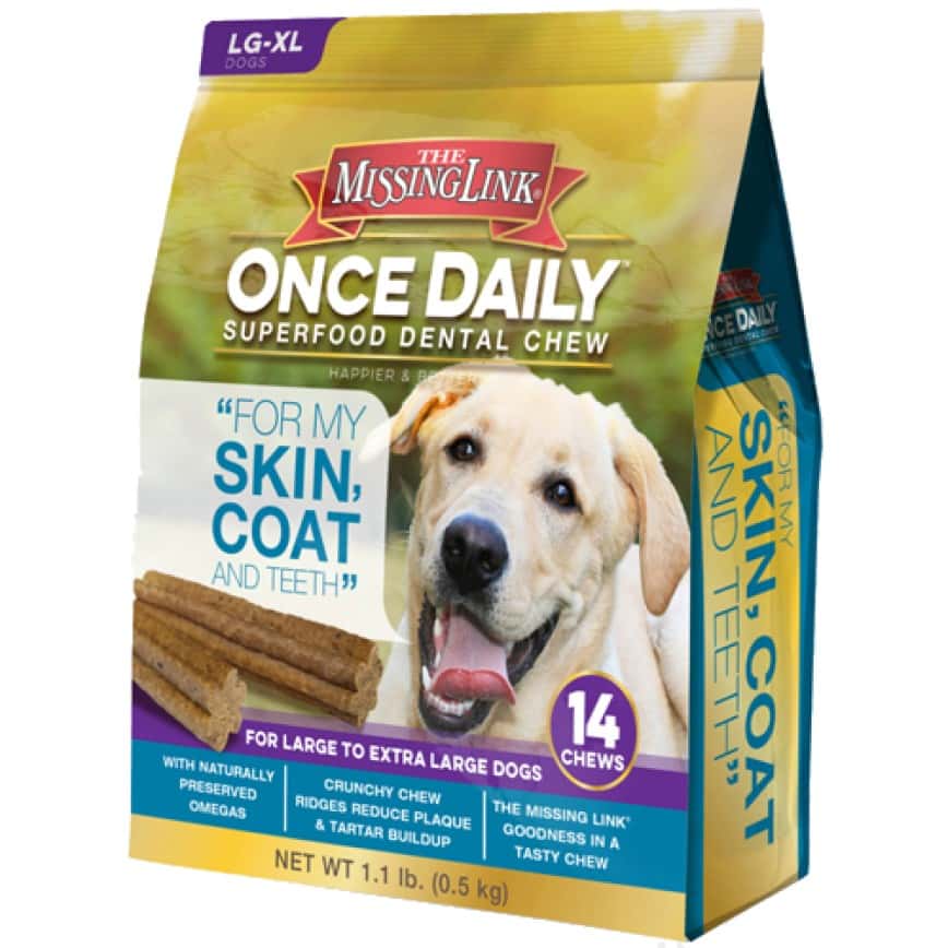 Missing Link美善靈 潔齒骨 護皮毛配方 大型及加大型犬用 14支 (ML400120) (圖片2)