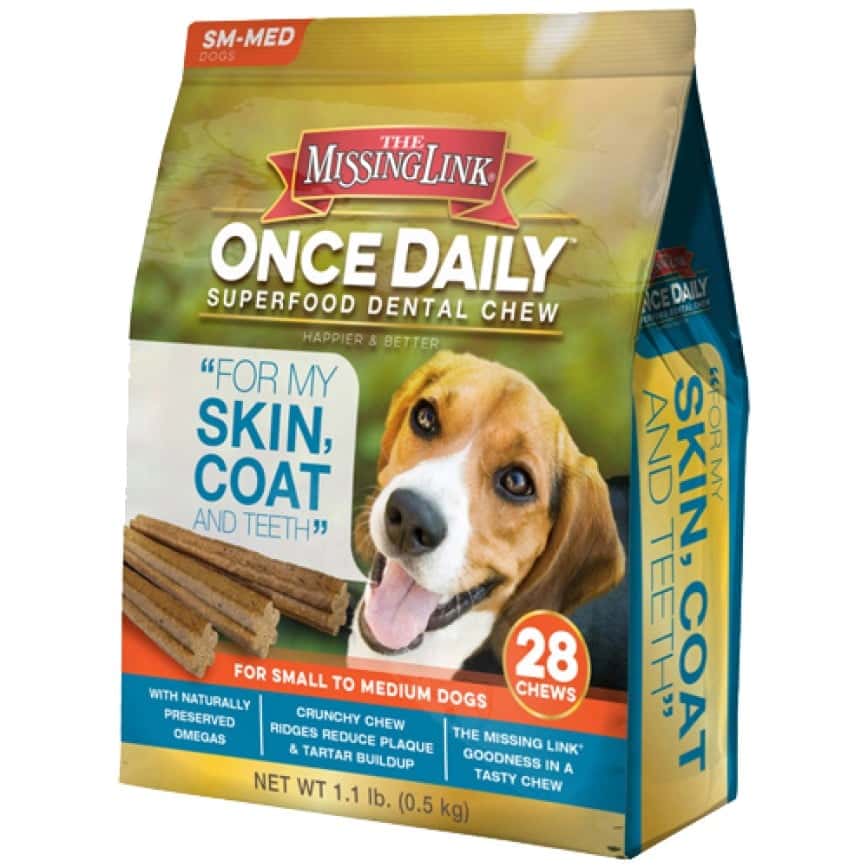 Missing Link美善靈 潔齒骨 護皮毛配方 中型及小型犬用 28支 1lb (ML400130) (圖片2)