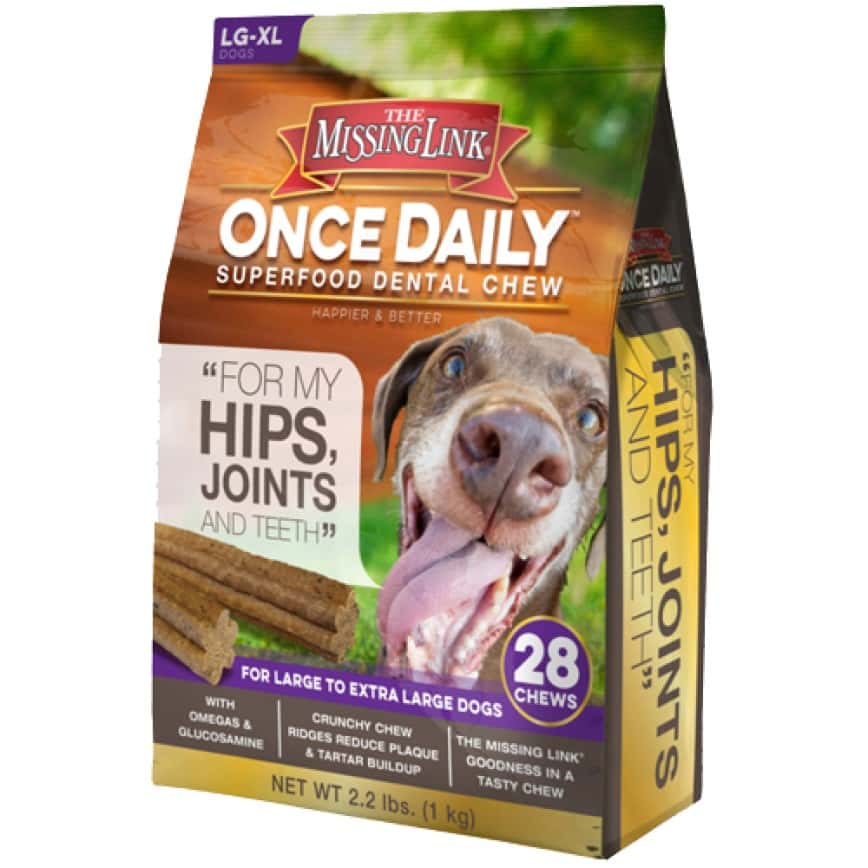 Missing Link美善靈 潔齒骨 護關節潔配方 大型及加大型犬用 28支 1lb (ML400140) (圖片2)