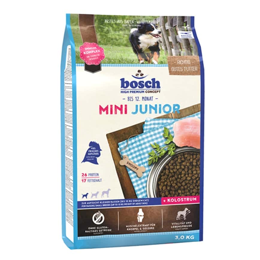 Bosch 狗糧 幼犬糧 細種幼犬配方 3kg (BO-5204003) (圖片2)